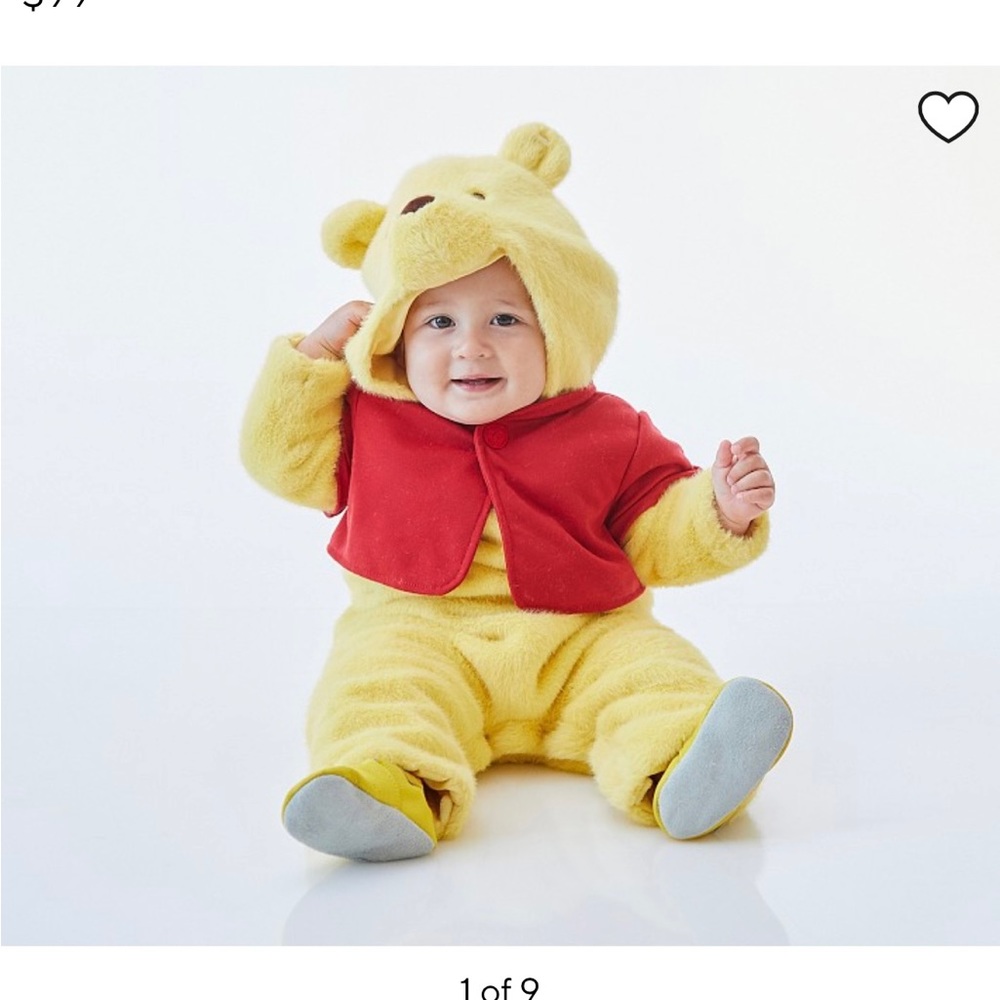 Pottery barn Winnie the Pooh costume 12-18 mos